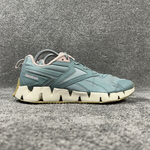 Reebok Zig Dynamica Women’s Size 10 Green Pink Athletic Running Shoes Used